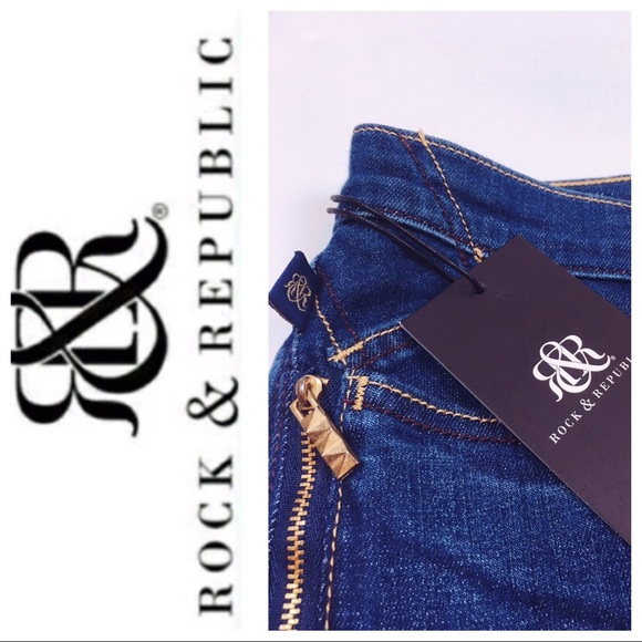 Rock & Republic Denim - Rock & Republic Skinny Zipper Jeans